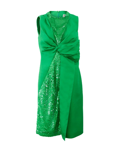 Emilio Pucci Sequined Cocktail Dress In Green