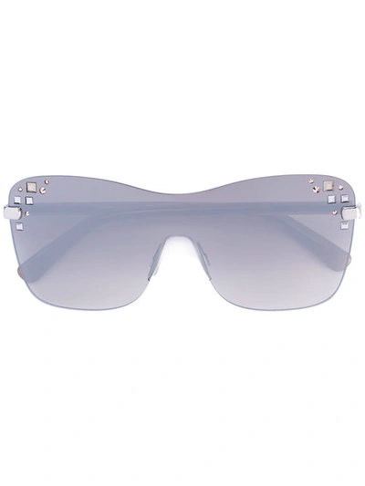 Jimmy Choo 'mask' Sunglasses In Neutrals