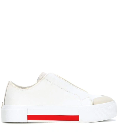 Shop Alexander Mcqueen Platform Sneakers In Ivo