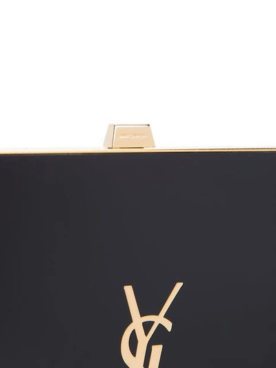 Shop Saint Laurent Framed Rectangular Shoulder Bag