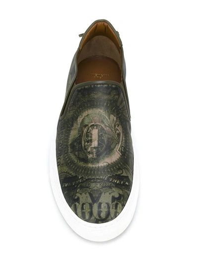 Shop Givenchy Dollar Slip-on Skate Sneakers