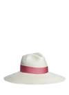 BORSALINO 'Sophie' grosgrain band straw Panama hat
