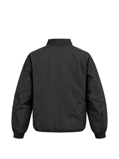 Goldwin Windstopper Triangle Box Baffle Bomber Jacket In Black