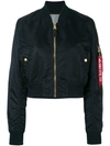 ALPHA INDUSTRIES ALPHA INDUSTRIES - CROPPED BOMBER JACKET ,17600637511793959