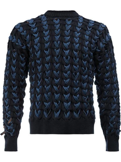 Shop Y/project Y / Project Braided Jumper - Blue