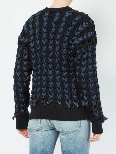 Shop Y/project Y / Project Braided Jumper - Blue