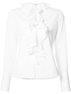 TOME TOME FRILL DETAIL TOP - WHITE,TS17318311831947