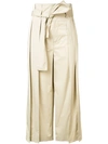 TOME TOME CROPPED TROUSERS - NEUTRALS,TS17605211831985