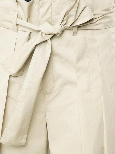 Shop Tome Cropped Trousers - Neutrals