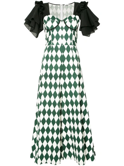 Tome Harlequin Print Dress