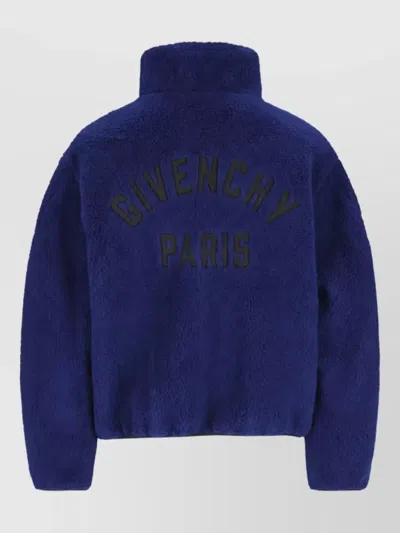 Givenchy Wool Blend Jacket In Blue