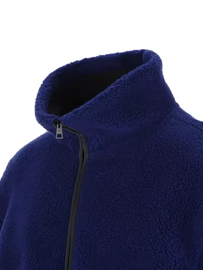 Givenchy Wool Blend Jacket In Blue