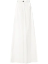 TOME TOME FLARED TROUSERS - WHITE,TS176002A11831979