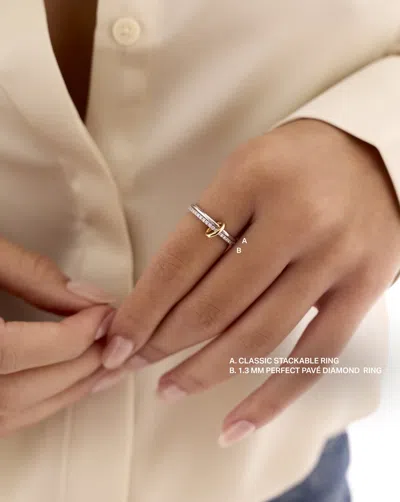 Ring Concierge Classic Stackable Ring In Gold
