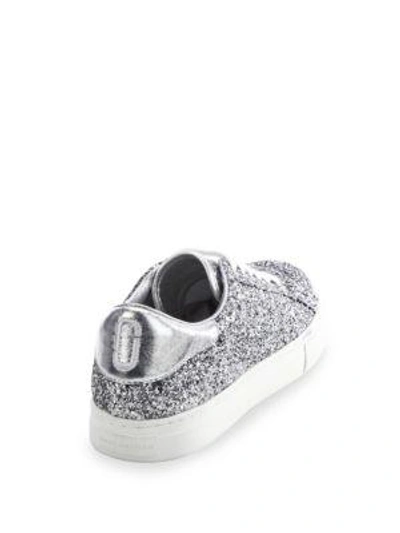 Shop Marc By Marc Jacobs Empire Embellished Low Top Sneakers In Silver