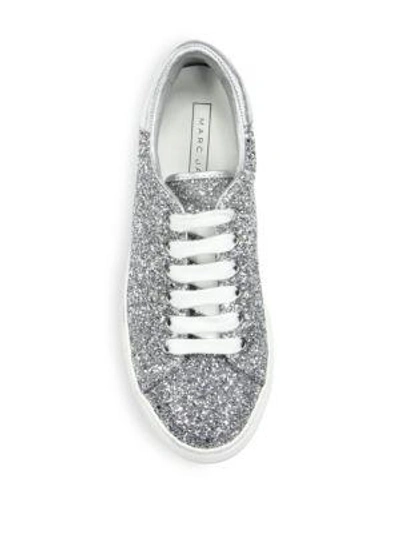 Shop Marc By Marc Jacobs Empire Embellished Low Top Sneakers In Silver