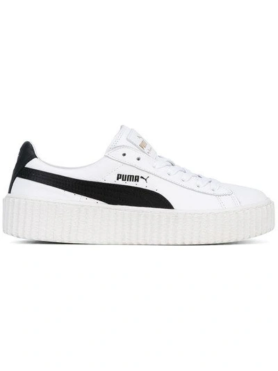 Puma Lace-up Sneakers In White