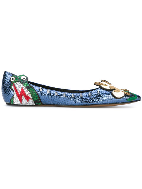 marc jacobs daisy ballerina flat