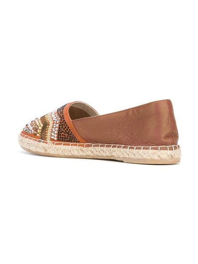 Shop Le Silla Embellished Toe Espadrilles