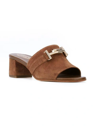 Shop Tod's Double T Mules