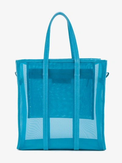 Shop Balenciaga Mittelgrosser 'bazar' Shopper In Blue