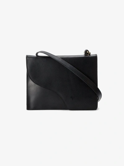 Shop Atp Atelier Black Siena Leather Cross Body Bag