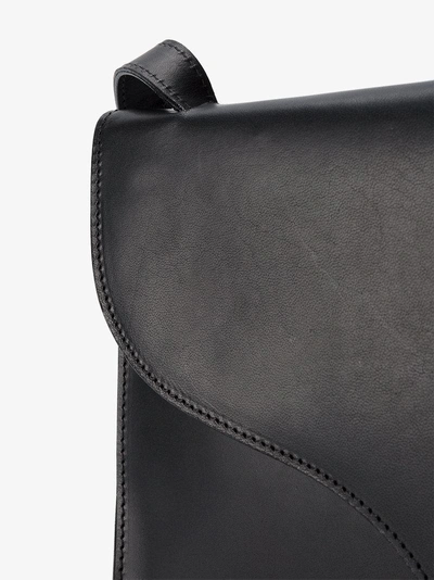 Shop Atp Atelier Black Siena Leather Cross Body Bag