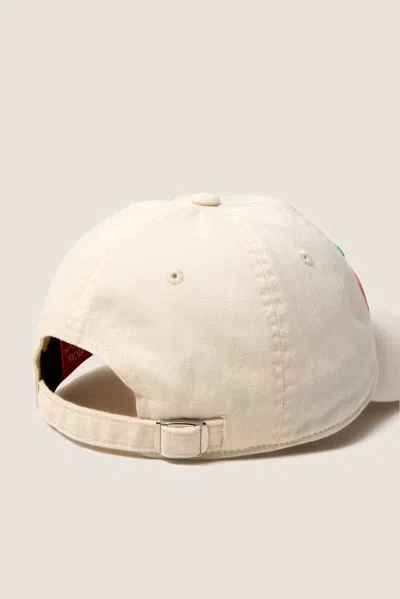 American Needle Patchwork Baseball Hat In White