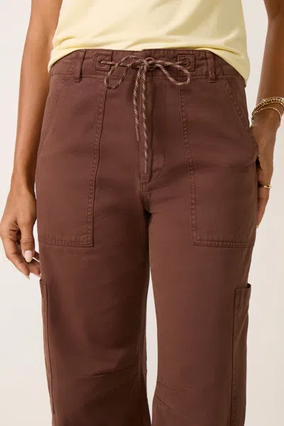Pistola Sabrina Curved Utility Pants Lindt In Brown | ModeSens