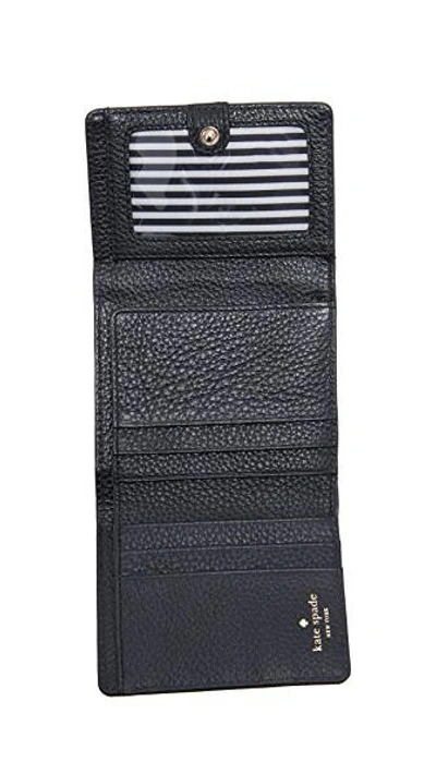 Shop Kate Spade Jackson Street Jada Wallet In Black