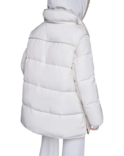 Halston Down Jacket In White