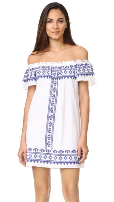 Christophe Sauvat Collection Comporta Off The Shoulder Dress In White