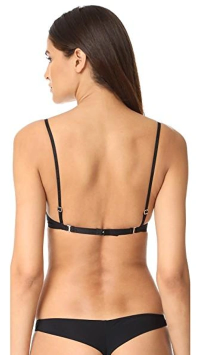 Shop La Perla Simplicity Push Up Bra In Black