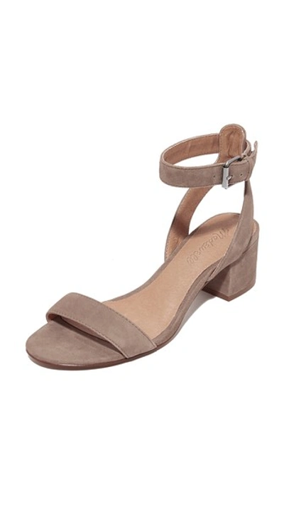 Madewell Alice Sandals In Otter
