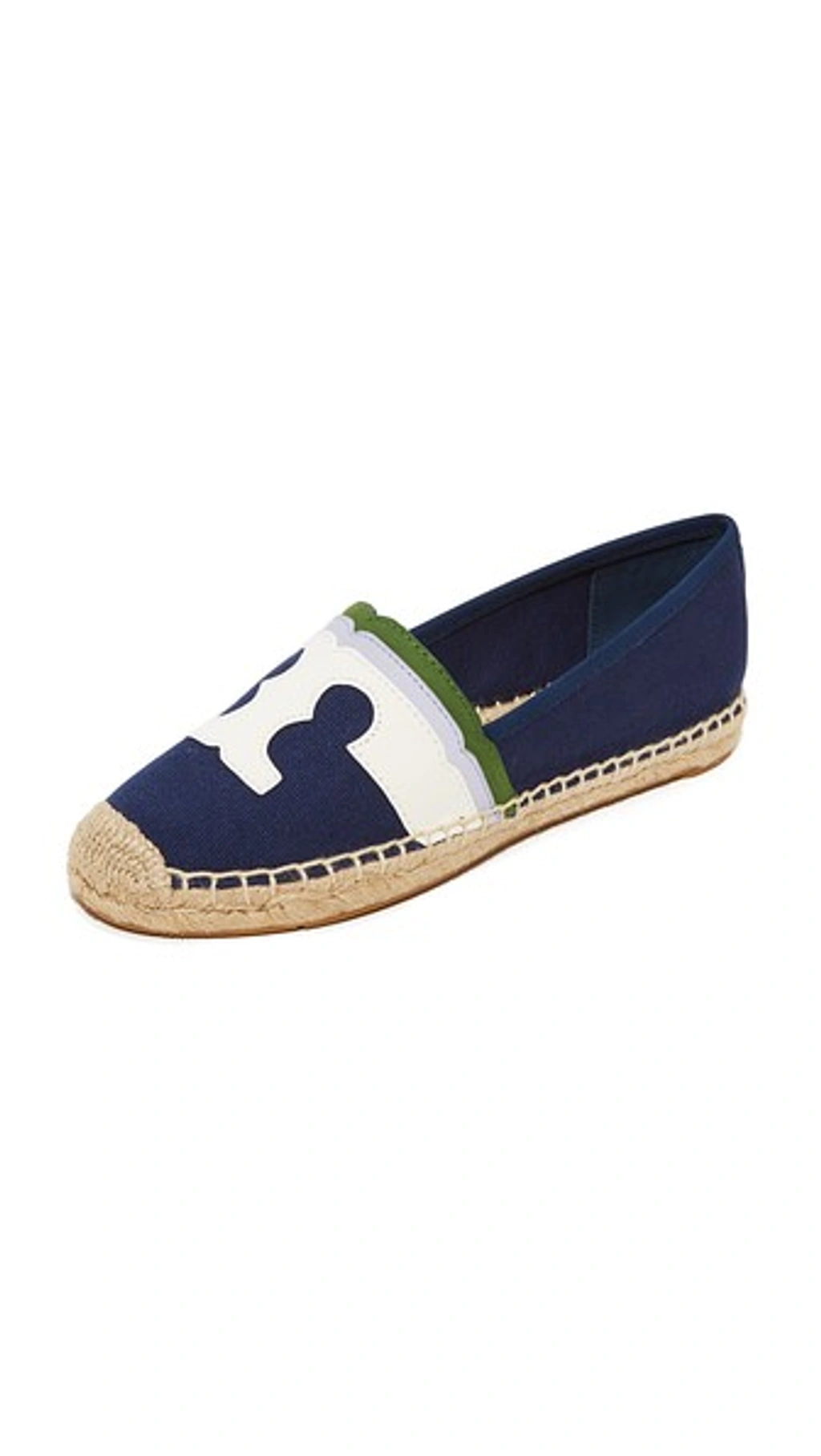 Tory Burch Laguna Espadrille Wedge Color Navy Sea/Multi Color shops