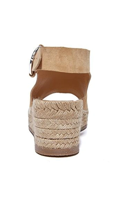 Shop Rag & Bone Calla Wedge Sandals In Dune
