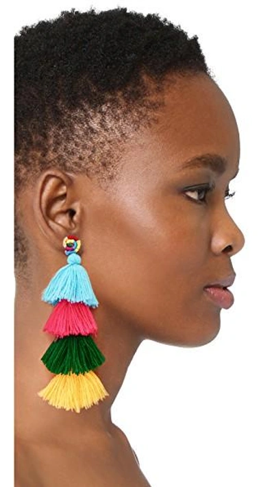 Shop All Things Mochi The Ittou Earrings In Multi