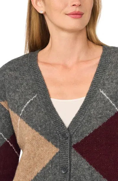 Halogen ® Argyle Cardigan In Multi