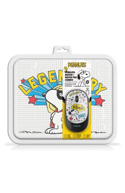 Peanuts Joe Cool Wireless Mouse & Mouse Pad Set In White | ModeSens