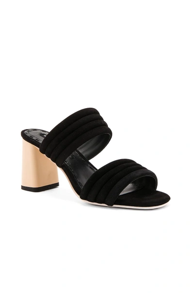 Shop Alice And Olivia Colby Heel In Black Prime Suede