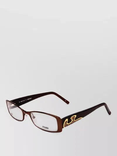 Pucci Metal Rectangular Sunglasses In Multi