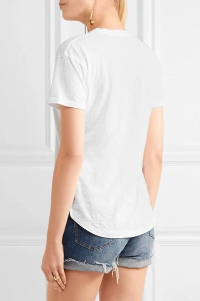 Shop Madewell Whisper Slub Cotton-jersey T-shirt