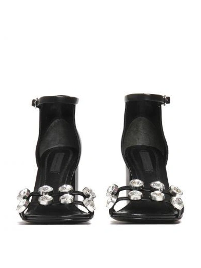 Shop Alexander Wang Embellished Sandals In Black