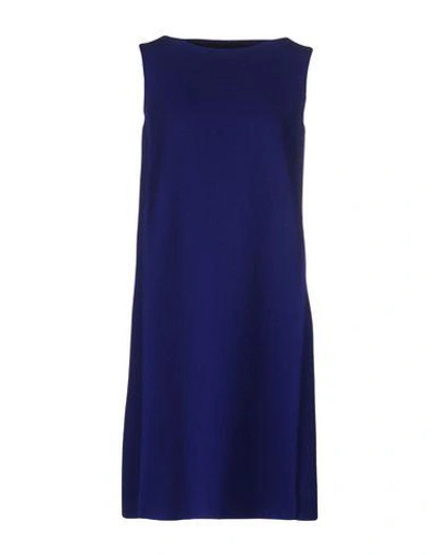 Shop Capucci Knee-length Dress In Blue