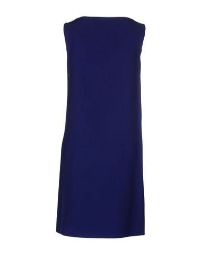Shop Capucci Knee-length Dress In Blue
