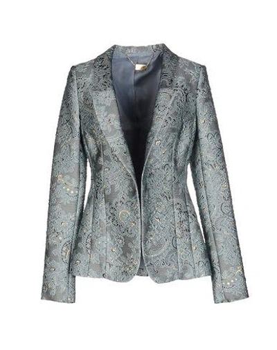 Shop Francesca Piccini Blazer In Beige