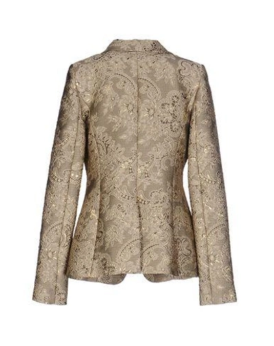 Shop Francesca Piccini Blazer In Beige