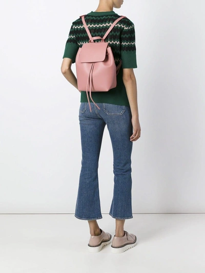 Shop Mansur Gavriel Mini Drawstring Backpack