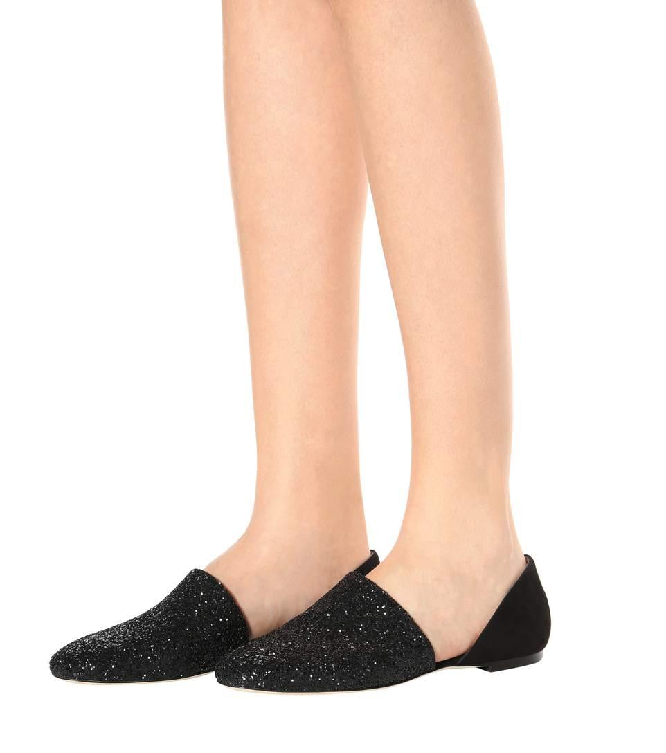 jimmy choo globe flat