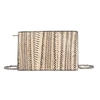 CALVIN KLEIN COLLECTION Zipped clutch in watersnake skin